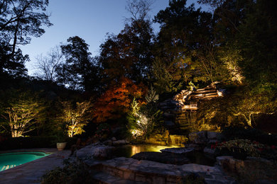 This is an example of a rustic landscaping in Atlanta.