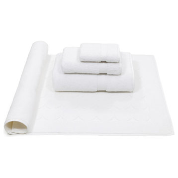 Linum Home Textiles Sinemis Terry 4-Piece Towel Set, White