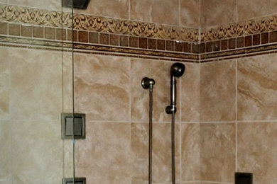 Inspiration for a contemporary bathroom remodel in Boston
