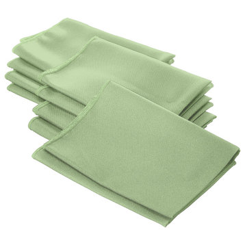 LA Linen Polyester Poplin Napkin, 10 Pack, Sage