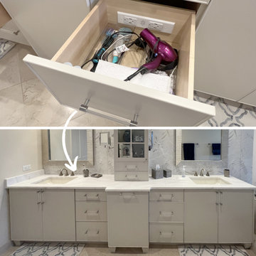 Bathroom Vanity In-Drawer Outlets