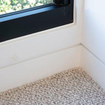 The AluBase has been installed here with a Shadowline detail for a clean-line fi