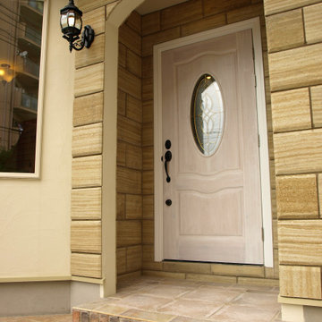 出窓スペースに和室のある家