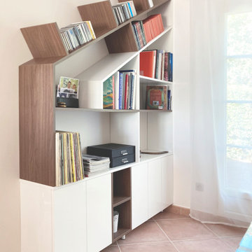 Bureau / Bibliothèque sur-mesure