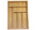 Oceanstar 5-Piece Bamboo Expandable Drawer Utensil Organizer Set
