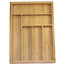 Oceanstar 5-Piece Bamboo Expandable Drawer Utensil Organizer Set