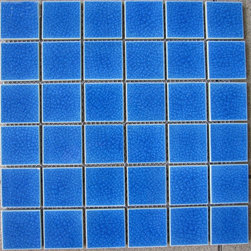Swimming pool tiles/Crystallized glazed mosaic,Ice crackled glazed mosaic - Mosaic Tile