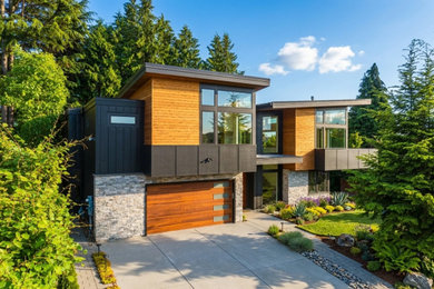 Modern exterior home idea in Seattle