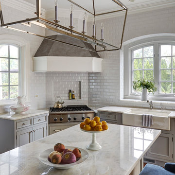 Hinsdale gray inset kitchen