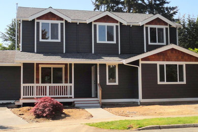 Traditional exterior home idea in Seattle