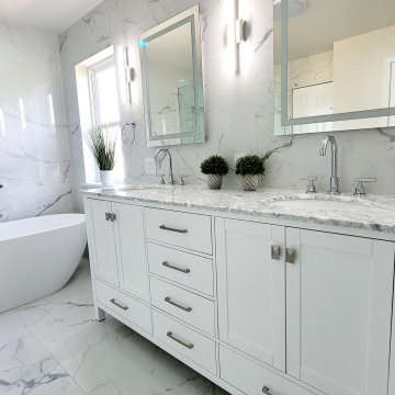 Modern Main Bathroom amazing transformation