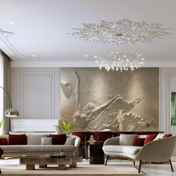 LUXURY APARTMENT INTERIOR DESIGN IN THE PALM JUMEIRAH, DUBAI