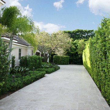 Landscaped Driveway