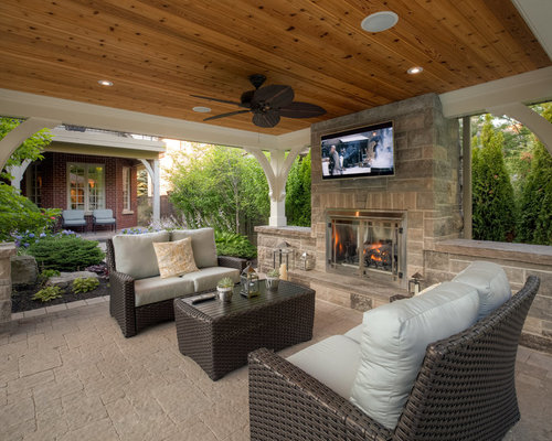 Patio Design Ideas, Remodels & Photos with a Gazebo/Cabana | Houzz