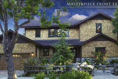 Example of an arts and crafts home design design in San Francisco