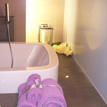 Bagno in rosa.