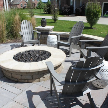 Restful Seating Area and Outdoor Fire Pit (Zionsville, IN)