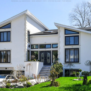 Modern Home with New Black Windows - Renewal by Andersen New Jersey