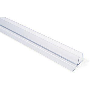 Frameless Shower Door Bottom Sweep W Drip Rail Clear Modern