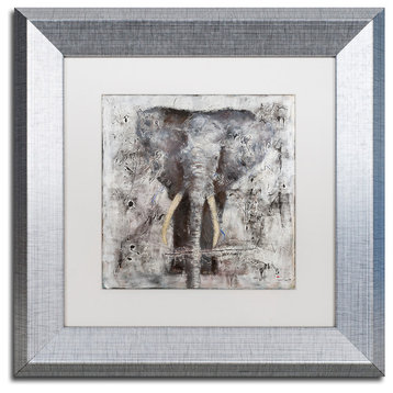 Joarez 'Wild Life' Framed Art, Silver Frame, 11"x11", White Matte