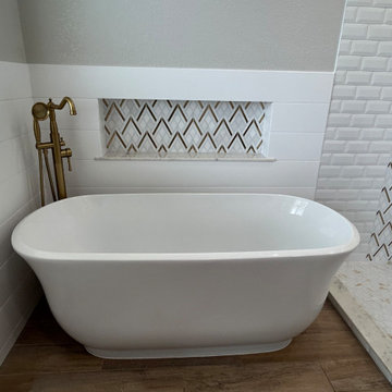 Gold Elegance Bathroom - Stunning Before & After