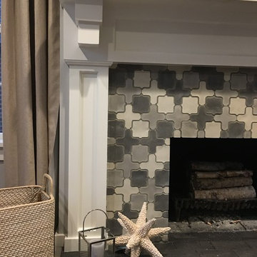 Living Room & Fireplace Design