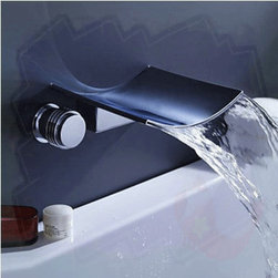 Polished Chrome Bathroom Faucet wall mount - Bathroom Sink Faucets
