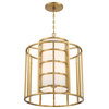Brian Patrick Flynn for Crystorama Hulton 6 Light Luxe Gold Chandelier