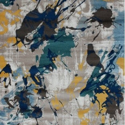 K&D - K&D Polyester/Acrylic Patterned Contemporary Rug - Area Rugs