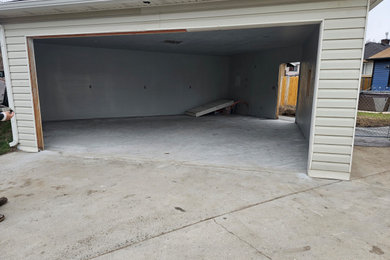 Example of a trendy garage design in Salt Lake City