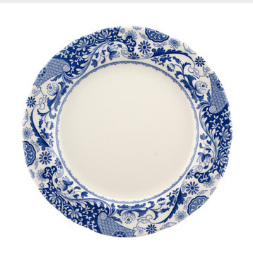 Spode Blue Italian Brocato 10.5 Inch Dinner Plate