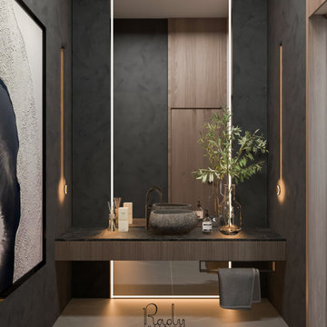 Luxury Contemporary Villa Living Room Design – Dubai, UAE