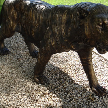 Bronze large statue restoration