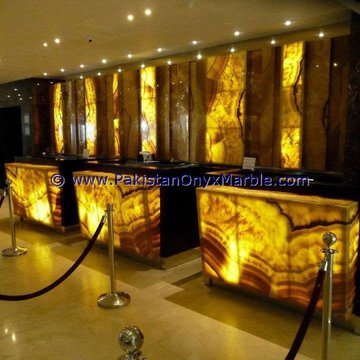 backlit onyx contertops backlighting onyx bars recepition Countertops