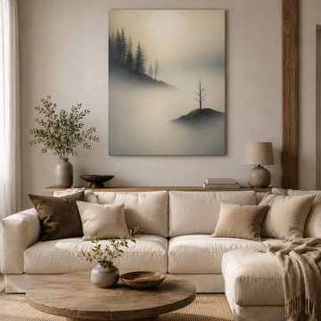 Island Of Quiet – Minimalist Island Wall Art