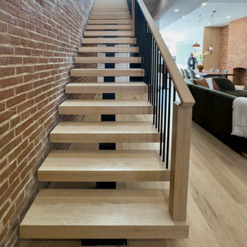 Project #145 | Modern Staircase Renovation in Victorian Townhouse