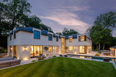Design ideas for a traditional house exterior in Hertfordshire.