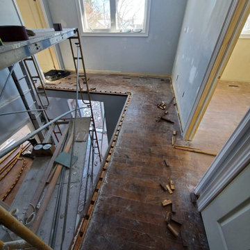 Staircase Refinishing + Hardwood Floor Refinishing (Alexander Rd, Newmarket)