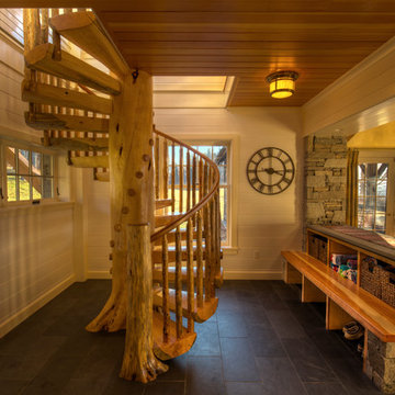 Stone Tower & Kitchen Addition