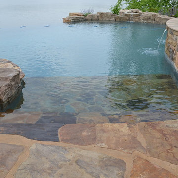 Lake Property with Infinity edge pool
