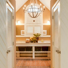 Master bathroom  chandeliers