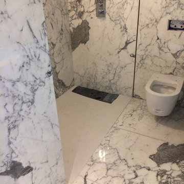 Arabescato Shower Room - Scarsdale Place, Kensington