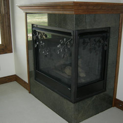 Corner Fireplace - Indoor Fireplaces