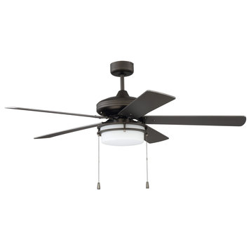 Craftmade STO525 Stonegate 52" 5 Blade LED Indoor Ceiling Fan - Espresso