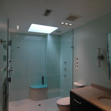contemporary master bathroom