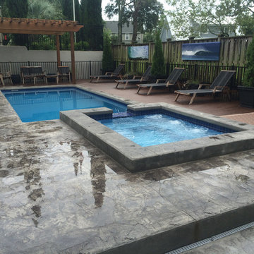 Blue Hawaiian Asbury and Hilo Falls Installation by Prestige Pools