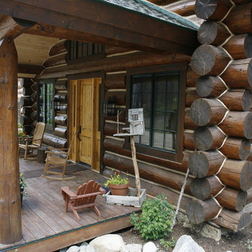 Authentic Rocky Mountain Log Cabin