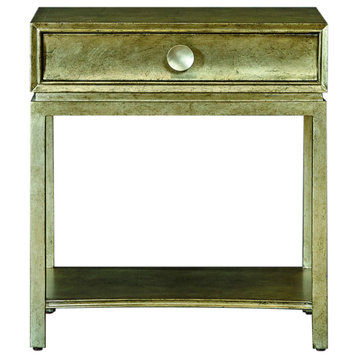 Italian Side Table, Antique Silver