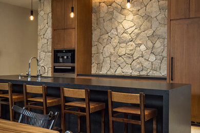 Example of a trendy kitchen design in Other