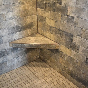 San Francisco Lombard Tile W/ Merit Light Gray Mosaic Floor